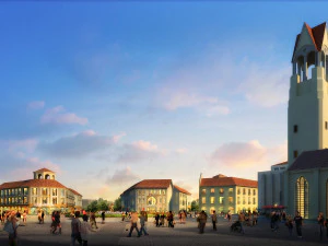 centro de neg&oacute;cios comercial 023 Modelo 3D