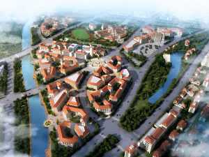 centro de neg&oacute;cios comercial 023 Modelo 3D