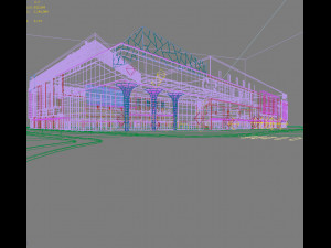 commercial business center 025 3D Model