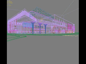commercial business center 025 3D Model