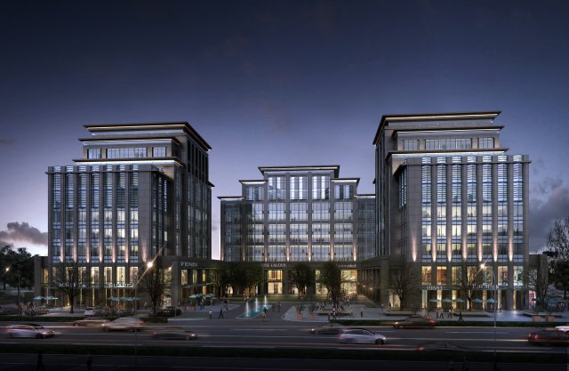 commercial business center 026 Modèle 3D .c4d .max .obj .3ds .fbx .stl .blend 