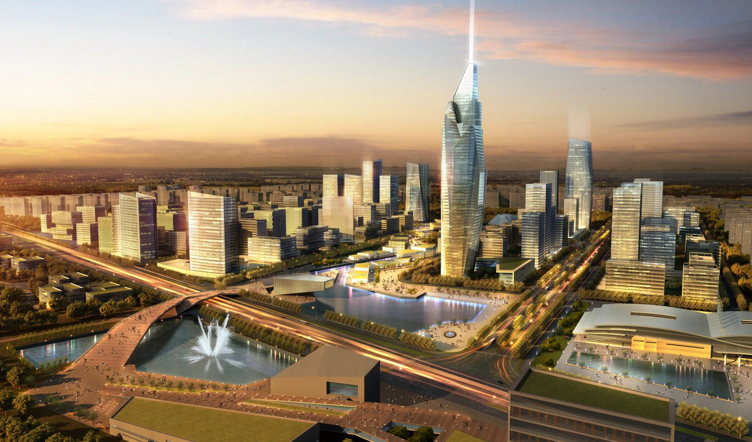 commercial business center 028 3D Model .c4d .max .obj .3ds .fbx .stl .blend 