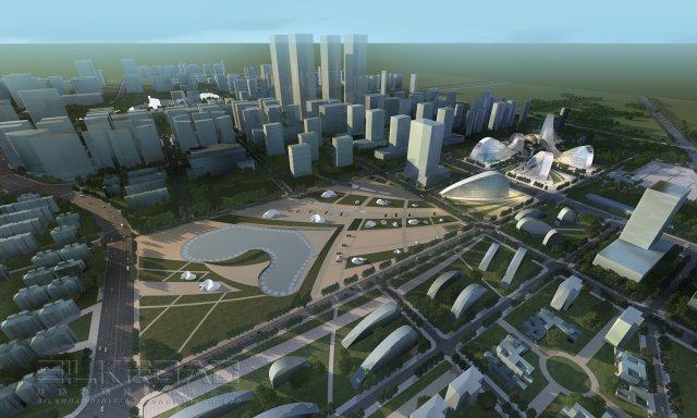 commercial business center 029 3D Model .c4d .max .obj .3ds .fbx .stl .blend 