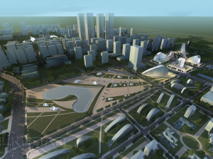 commercial business center 029 Modelo 3D