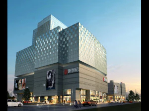 pusat bisnis komersial 030 Model 3D