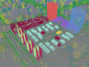 commercial business center 032 3D Model