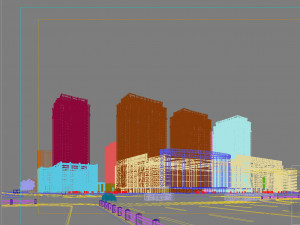 commercial business center 037 3D Model