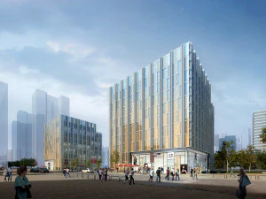 centro de neg&oacute;cios comercial 038 Modelo 3D