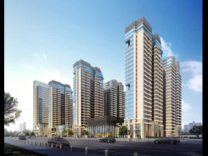 centro de neg&oacute;cios comercial 040 Modelo 3D