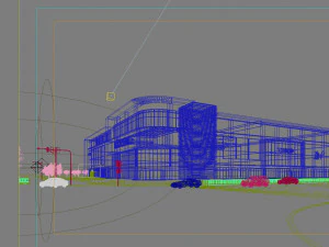 commercial business center 042 3D Model