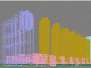 commercial business center 045 3D Model