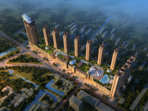 commercial business center 045 3D Model
