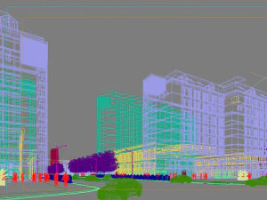 commercial business center 046 3D Model