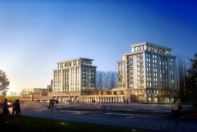 commercial business center 047 3D-Modell .c4d .max .obj .3ds .fbx .stl .blend 