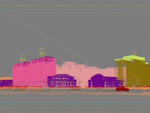 commercial business center 047 3D-Modell