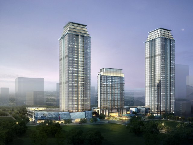 commercial business center 049 3D मॉडल .c4d .max .obj .3ds .fbx .stl .blend 