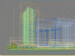 commercial business center 054 Model 3D