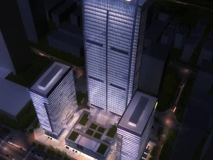 centro de neg&oacute;cios comercial 055 Modelo 3D