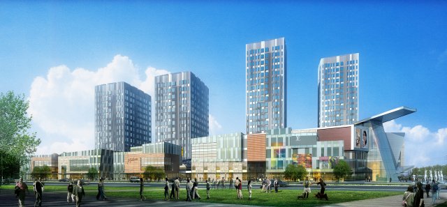 commercial business center 056 3Dモデル .c4d .max .obj .3ds .fbx .stl .blend 