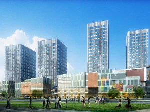 centro de neg&oacute;cios comercial 056 Modelo 3D