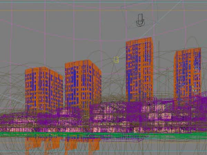 commercial business center 056 3D Model