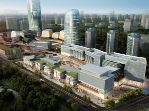 centro de neg&oacute;cios comercial 057 Modelo 3D