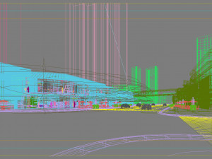 commercial business center 058 3D Модель