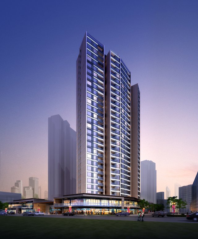 commercial business center 059 3Dモデル .c4d .max .obj .3ds .fbx .stl .blend 