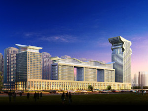 commercial business center 060 Modello 3D