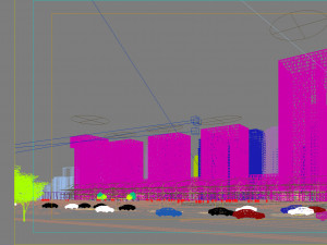 commercial business center 060 Modello 3D