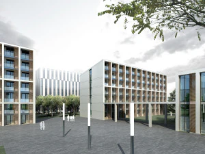 factory building 002 3D Model