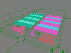 factory building 003 3D Model