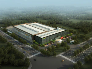 pr&eacute;dio da f&aacute;brica 004 Modelo 3D