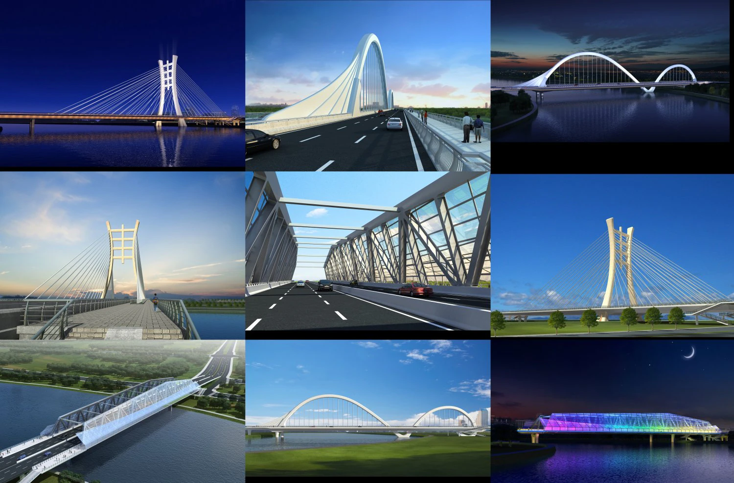 bridge collection 003 3D Model .c4d .max .obj .3ds .fbx .stl .blend 