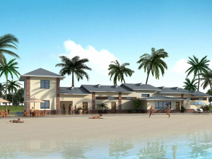 hotel building 001 3D Model