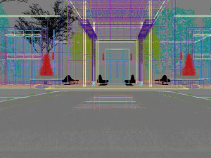 hotel building 004 3D Model