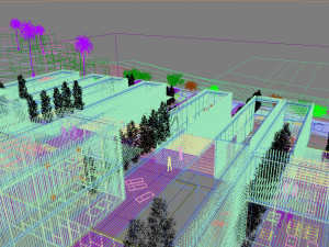 hotel building 005 3D Model