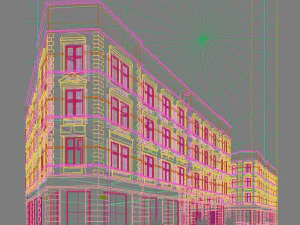 hotel building 006 3D Model