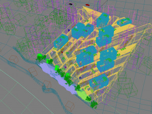 hotel building 007 3D Model