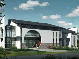 hotel building 011 3D Model