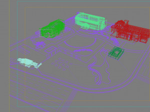 hotel building 011 3D Model