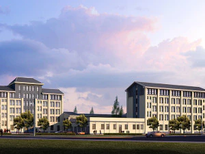 hotel building 012 3D Model