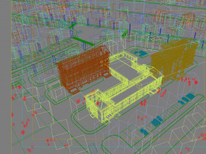 hotel building 012 3Dモデル