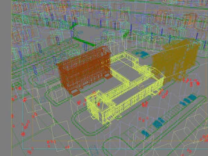 hotel building 012 3D Model
