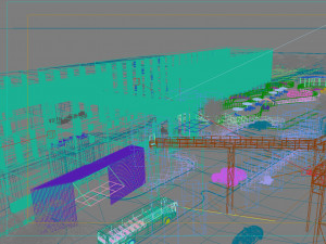 hotel building 016 3D 模型