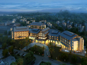 edif&iacute;cio do hotel 017 Modelo 3D