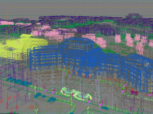 hotel building 017 3D 模型