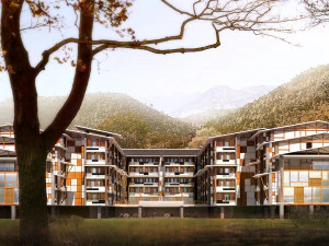 hotel building 017 3D Model