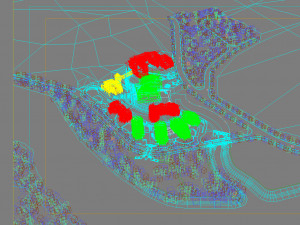 hotel building 017 Modello 3D