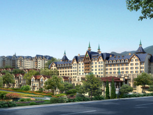hotel building 019 Model 3D